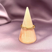 Fashion Jewelry New Arrival Cuban 14K Ring for Lady